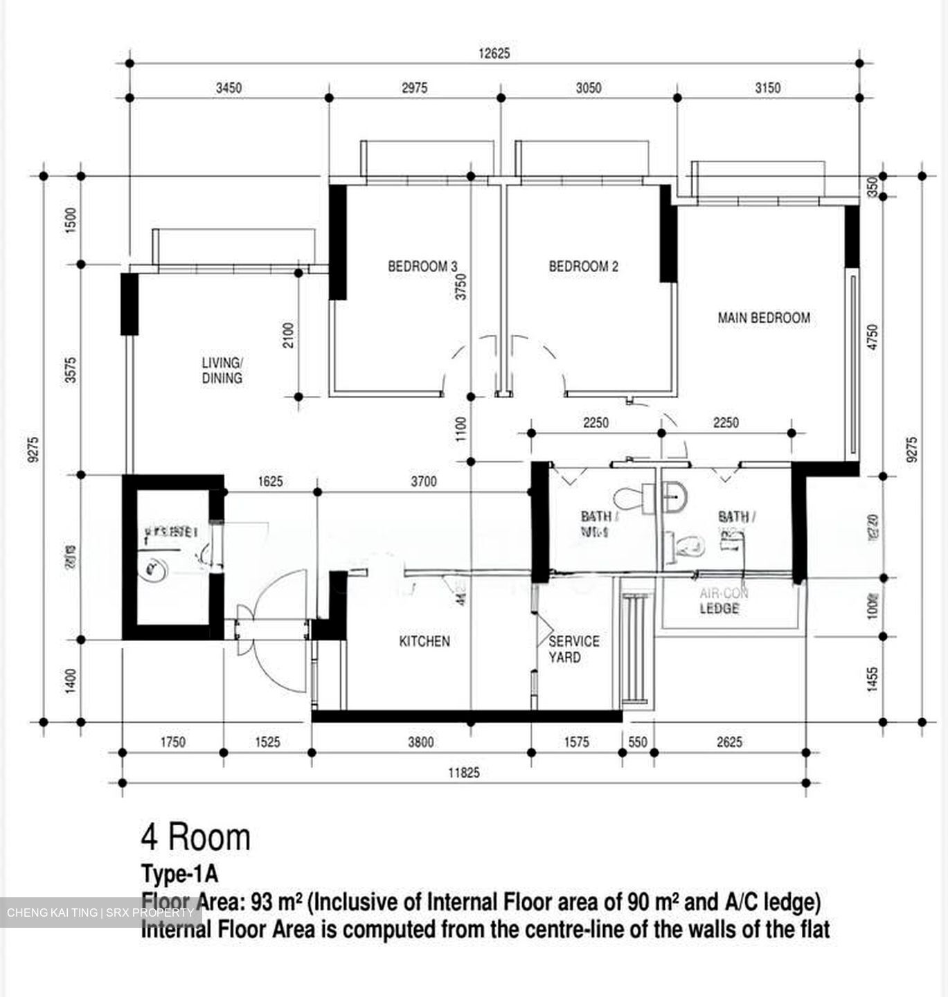Blk 115A Alkaff Lakeview (Toa Payoh), HDB 4 Rooms #580149801